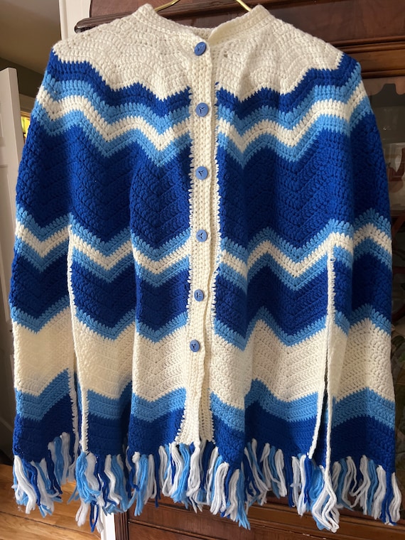 Crochet Poncho Shawl Cape