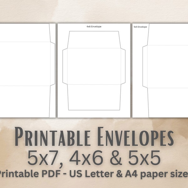 A7 Envelopes - Etsy
