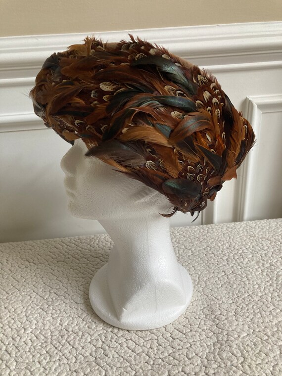 Vintage Mr. John Classic Feathered Friend Hat - image 6