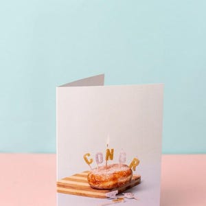 Cartão de felicitações - Cartão de caos exclusivo feito à mão para ocasiões especiais e parabéns, perfeito para qualquer celebração