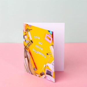 Carte de voeux - Carte faite main unique et inspirante pour toutes les occasions, message personnalisé attentionné
