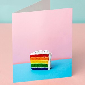 Cartão de felicitações - Cartão LGBTQ exclusivo feito à mão para ocasiões especiais, cartão Chaos para celebrações e momentos especiais