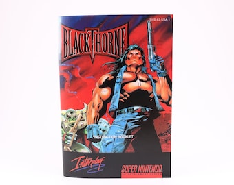 BlackThorne - SNES / Super Nintendo - Reproduction Instruction Manual