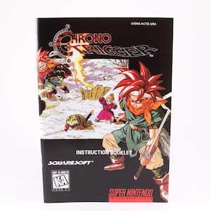 Chrono Trigger - SNES / Super Nintendo - Manual de instrucciones de reproducción