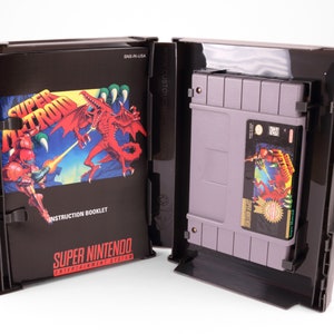 Super Metroid - SNES / Super Nintendo - Reproduction Instruction Manual