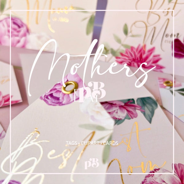 tags, tarjetas, clipart dia de las madres, mothers day kit