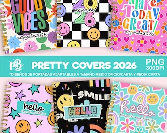 Pretty Covers 2026, cover designs for planners, covers, front covers