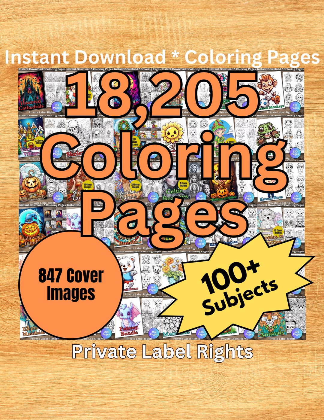 18,205 Profitable PLR Coloring Book Pages to Create Coloring Books to ...