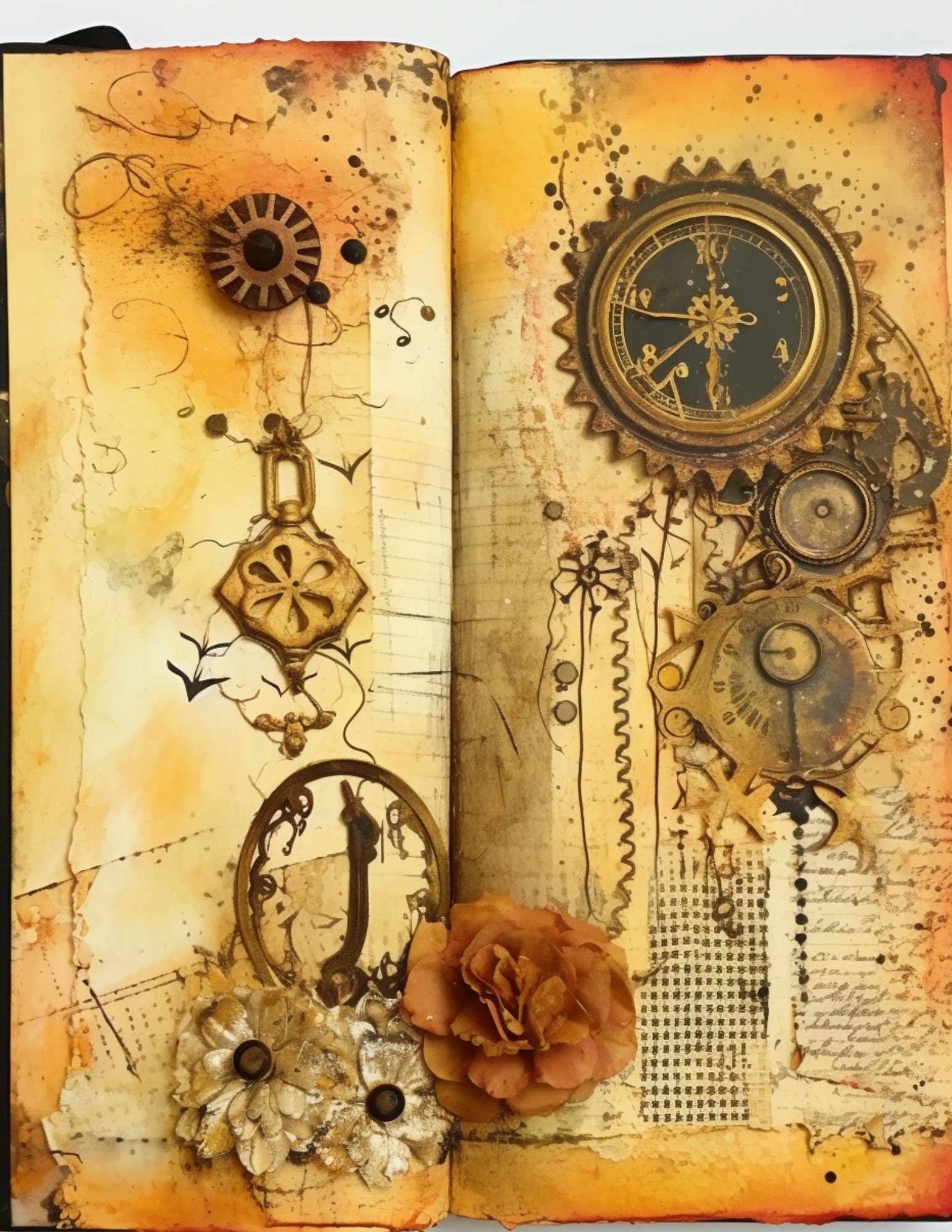 Junk Journal Scrapbook Kit Supplies Journaling Printable Pages ...