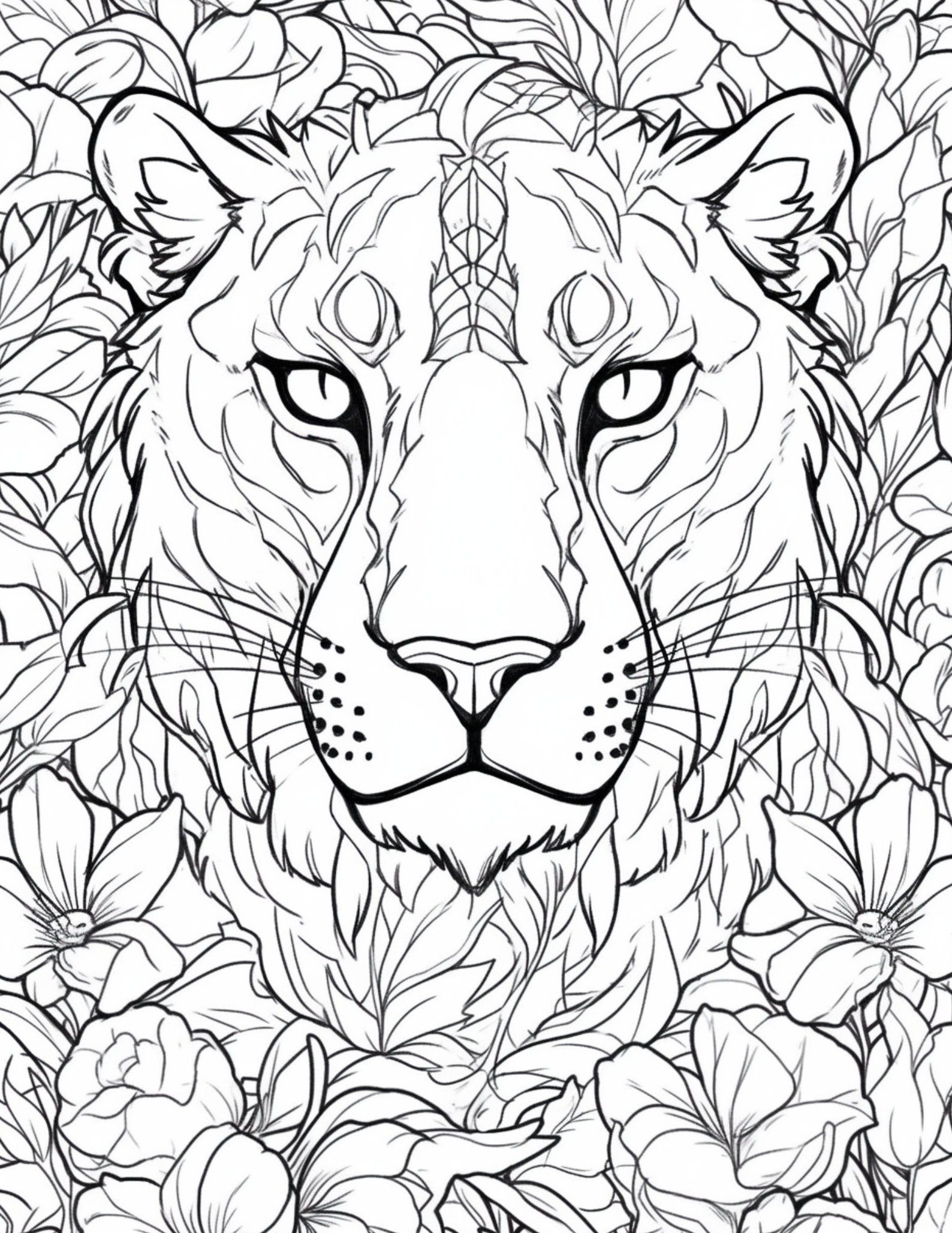 195 Zoo Animals Coloring Book Pages Printable Edit in Canva PNG JPG PDF Coloring Book for Adults ...