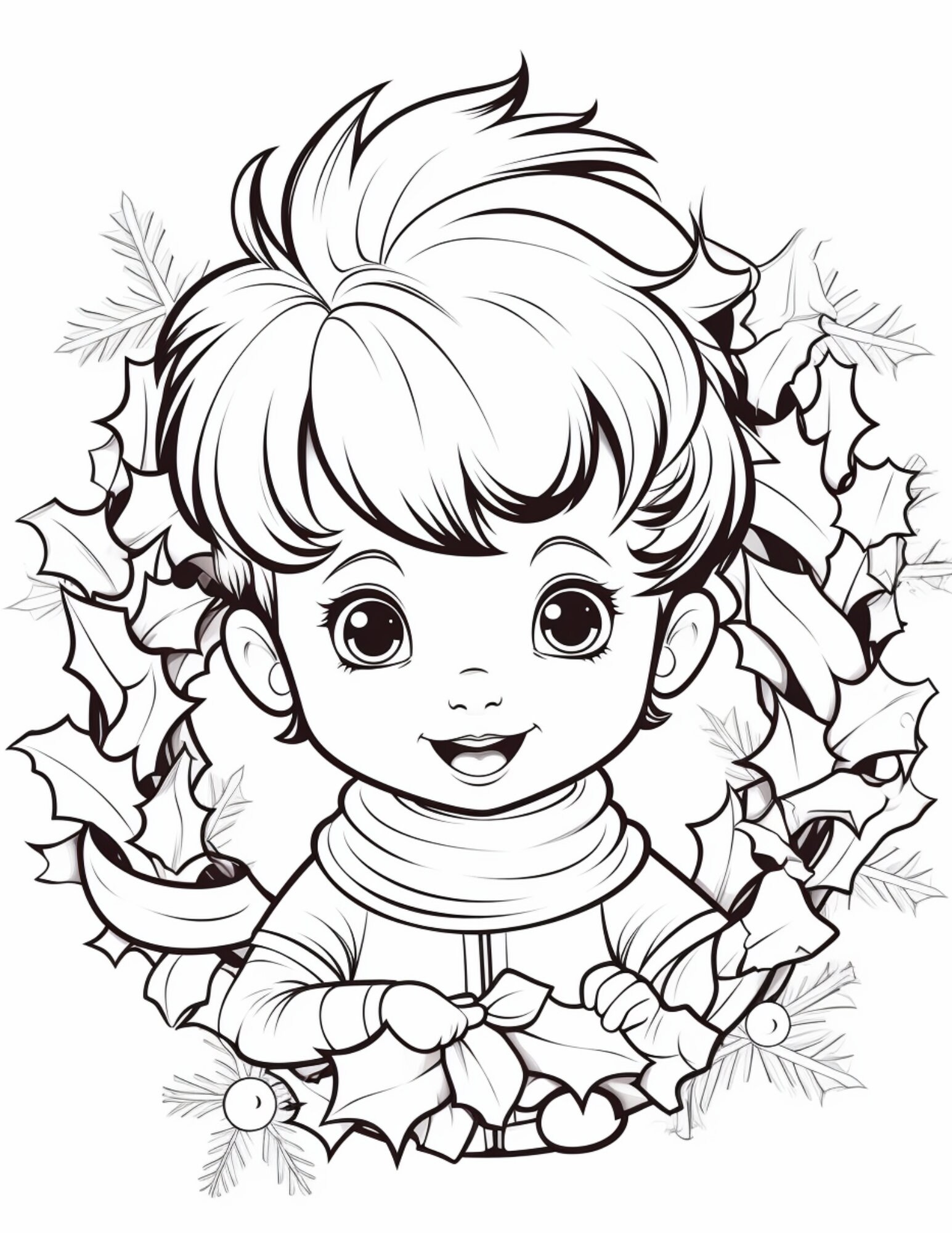 Christmas Wreaths Aesthetic Coloring Book Pages Plus 18 Cover - Etsy
