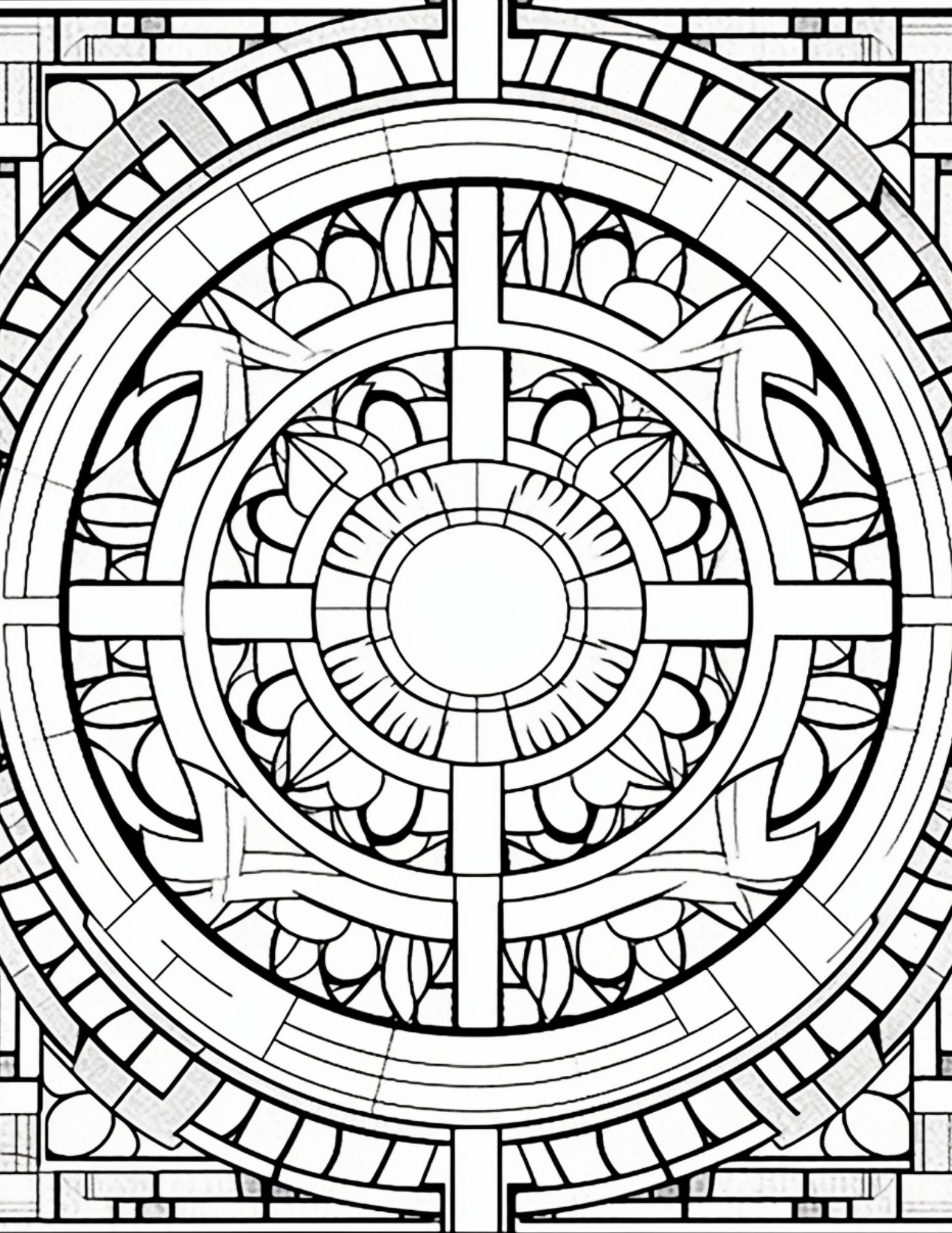 56 Mosaic Patterns Coloring Book Pages Printable Edit in Canva PNG JPG ...