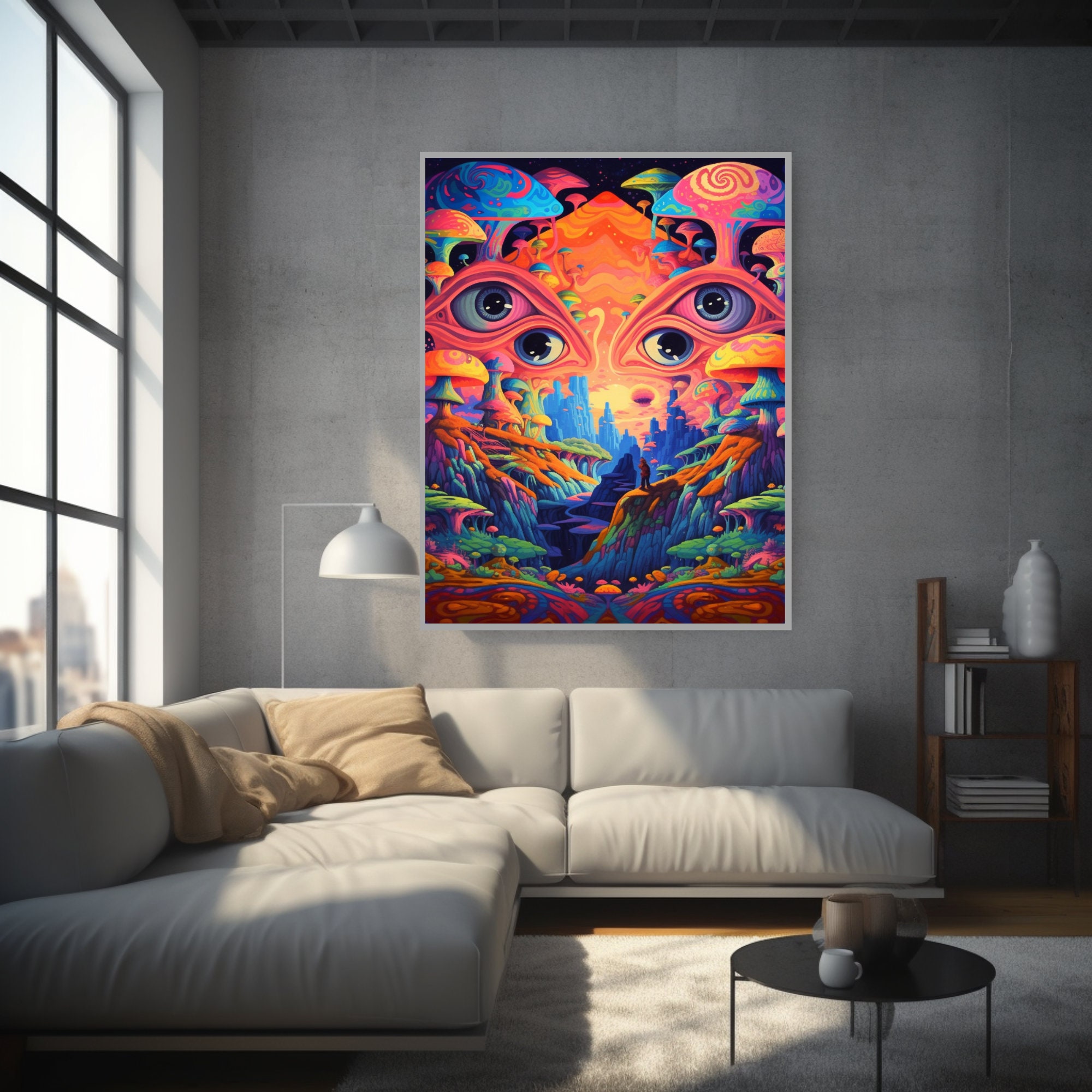 150 Psychedelic Art Prints to Use or Sell Wall Art Templates Etsy