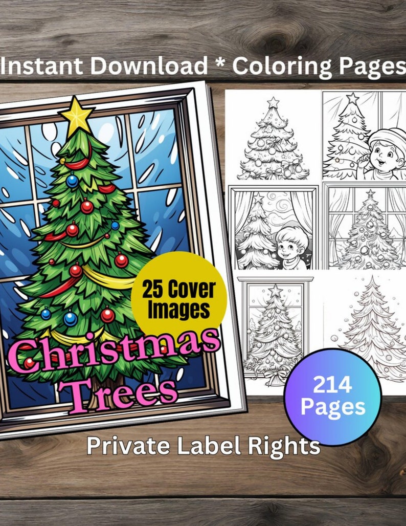 Christmas Bundle Aesthetic Coloring Book 3,114 Pages Plus 224 Cover ...
