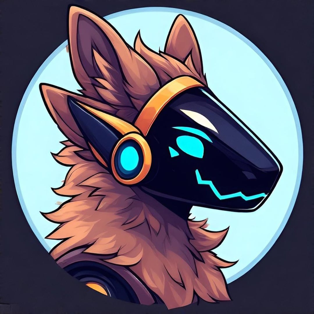 Blue Protogen Profile Pic - Digital Download HD Image - Etsy