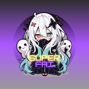 Kawaii Chibi Anime Girl from the Demon Realm Die-Cut Stickers - Enchanting Spirits