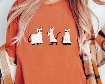 Halloween Cat shirt, Cat costume Black Cat Halloween, Cat Halloween Shirt Halloween Cat, Funny Halloween t-shirt, Cute Fall Shirt, Black Cat