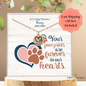 Custom Dog Mom Necklace, Pet Memorial Gift for Her, Personalized Cat Lover Cat Loss of Dog Christmas Gifts Mother&#39;s Day Gift for her