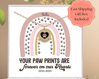 Custom Dog Mom Necklace, Pet Memorial Gift for Her, Personalized Cat Lover Cat Loss of Dog Christmas Gifts Mother's Day Gift for her