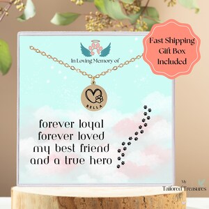 Custom Dog Mom Necklace, Pet Memorial Gift for Her, Personalized Cat Lover Cat Loss of Dog Christmas Gifts Mother&#39;s Day Gift for her