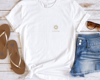 Sun Moon Mars T-shirt, Sun Tshirt, Positive Vibes Kleding, Good Vibes Kleding, Verhoog je normen T-shirt, Good Energy shirt, Optimist