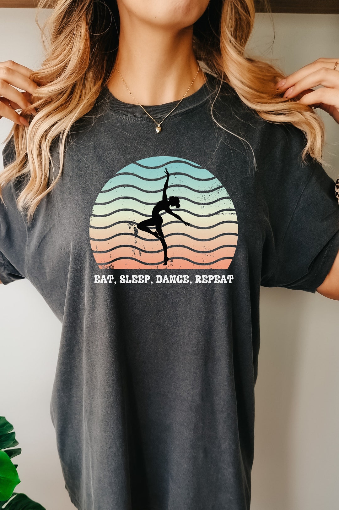 Divertente Eat Sleep Danza Ripetere Lettera Ragazzo Maglietta 2019 Del Nuovo Di - Foto 8