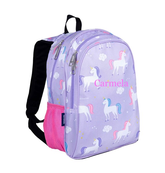 Unicorn 15 Inch Personalized Embroidered Backpack, Personalized Backpack - Kids Backpack -School Bag - Back to School Unicorn 15 Inch Personalized Embroidered Backpack, Personalized Backpack - Kids Backpack -School Bag - Back to School