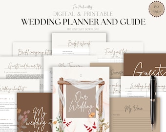Digital Hindu Wedding Planner Printable Indian Wedding Planner Wedding Planner book Indian Wedding Planner PDF downloadable