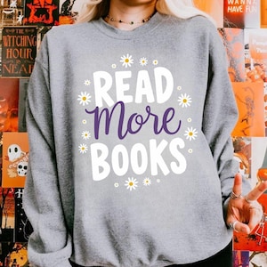 Read More Books PNG, Book Lover, Librarian Png, Bookworm Shirt Png, Reading Png, Gifts For Readers, Book Club, Bookish Gift, Book Lover Gift