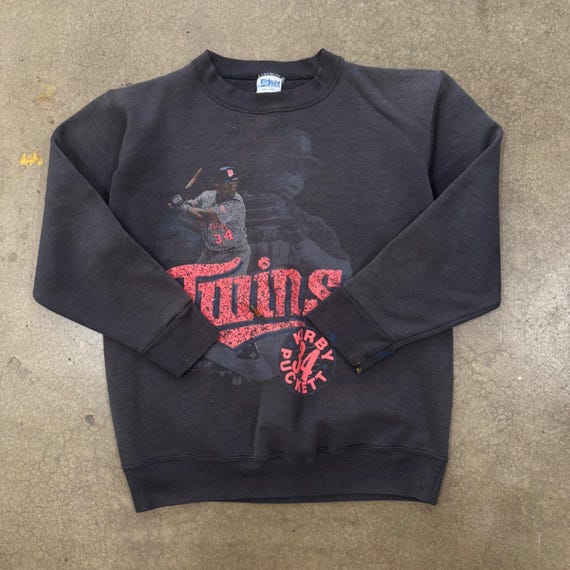90 Minnesota Twins Kirby Puckett Salem Crewneck Size L