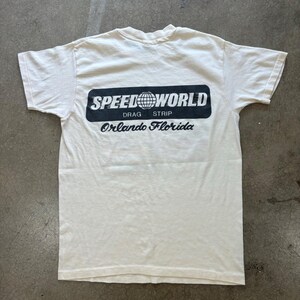 80er Jahre Speedworld NHRADrag Racing T-Shirt Gr. M Bild 2