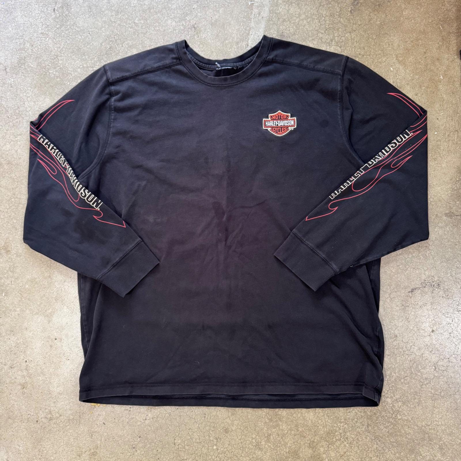 Harley Davidson Flame Long Sleeve - Etsy