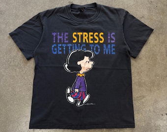 00s Peanuts Tee Charlie Brown Lucy