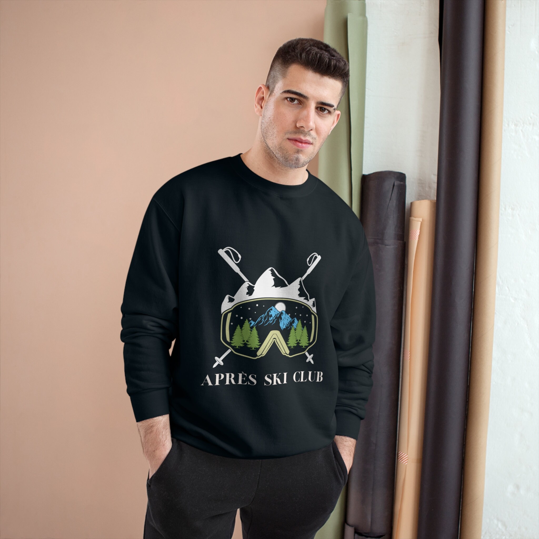 Après Ski Club Sweatshirt: Champion Eco Crewneck With Double Dry