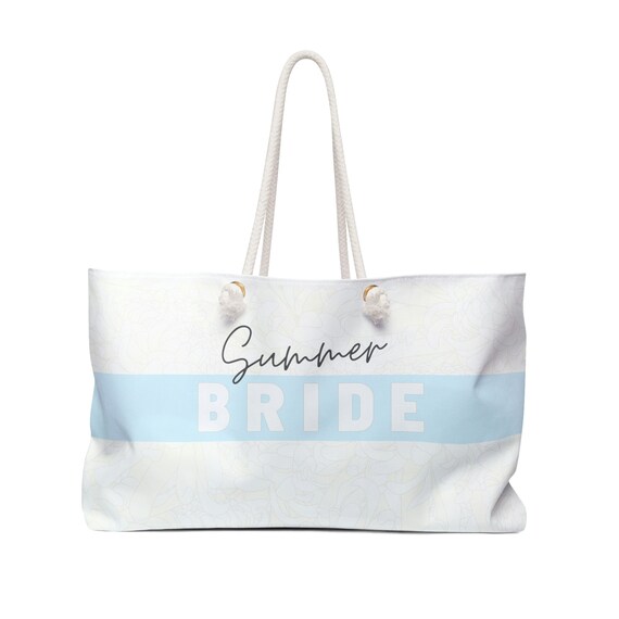 Canvas Tote Bag For Women – 'Sister' Embroidered, Wedding Gift, Large With Pockets - View #4