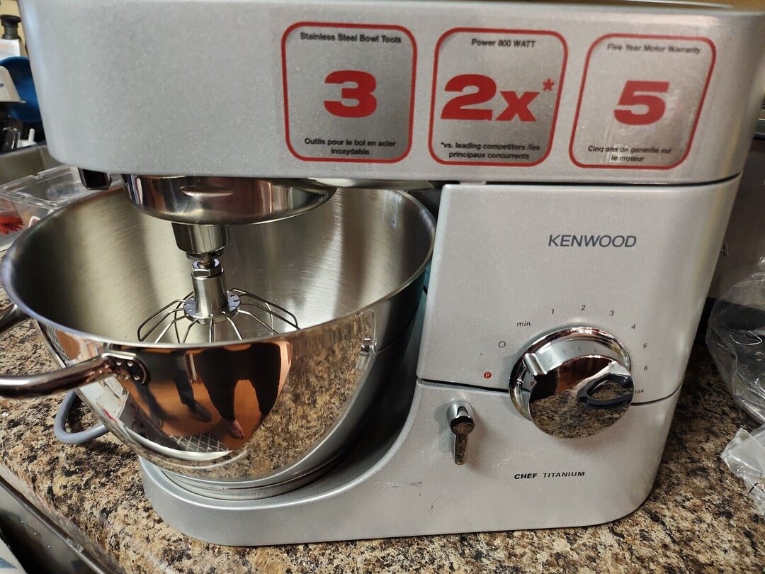 Kenwood KMM021 Chef Titanium Kitchen Machine New Open Box Etsy
