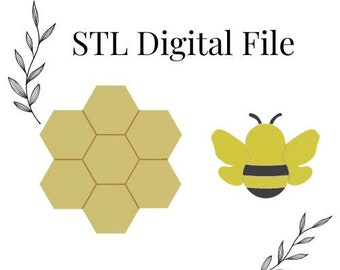 Bee Hive Trinket Dish Polymer Clay Cutter, Digital STL File, 2 Cutter Versions, Instant Download, STL for 3D Printer, 3 sizes
