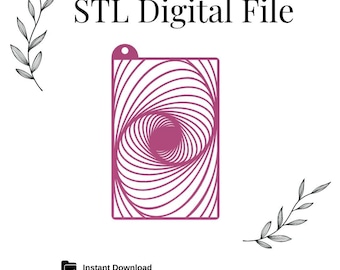 Stencils #106 for Polymer Clay, Digital STL File, Instant Download, STL file for 3D Printer, 3 thickness sizes