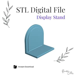 Soporte de exhibición con ranura para aretes tipo tarjeta n.° 9, archivo STL digital, descarga instantánea, archivo STL para impresora 3D, 2 tamaños