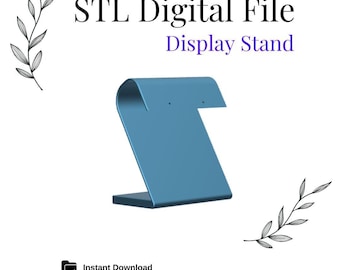 Display Stand for Earrings #12, Digital STL File, Instant Download, STL file for 3D Printer, 1 size, #0093