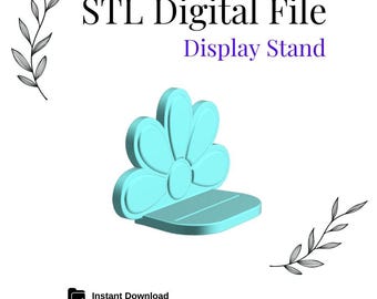 Display Stand with Slot for Card Earring  #7, Digital STL File, Instant Download, STL file for 3D Printer, 1 size
