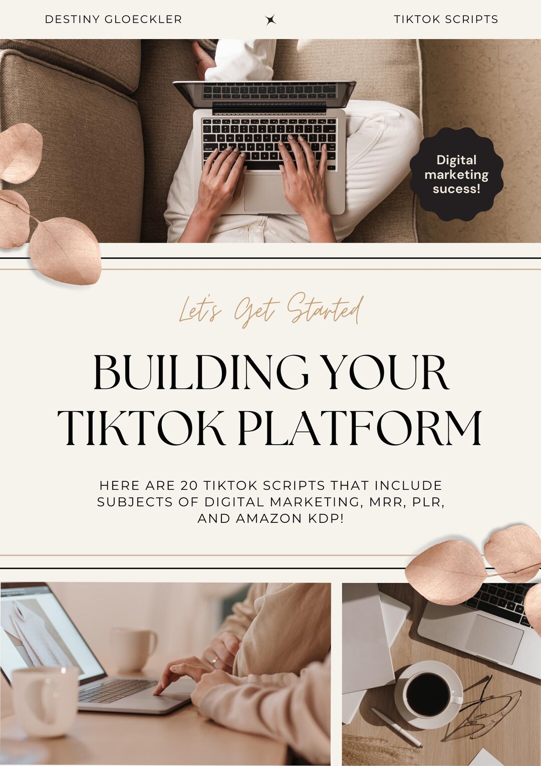 20 Viral Tiktok Video Scripts for Digital Marketing | Ebooks, Passive ...