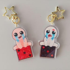 2.5" Isaac/Tainted Isaac Acrylic Keychain