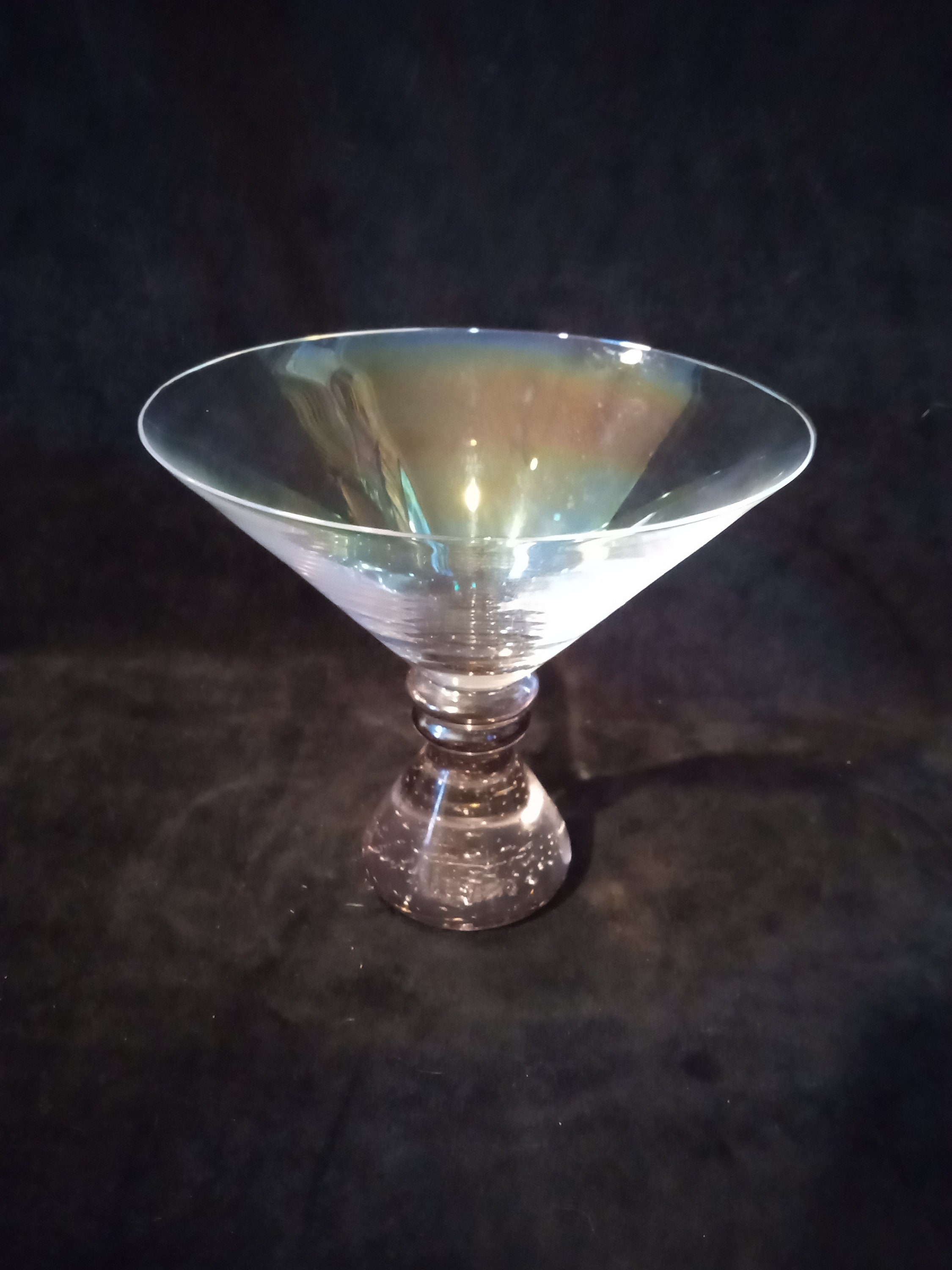 BUBBLE GLASS STEMLESS MARTINI GLASS — The Carl Johnson Co.