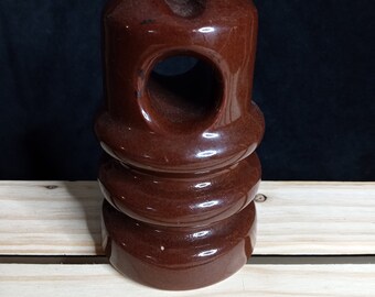 Brown Ceramic Insulator