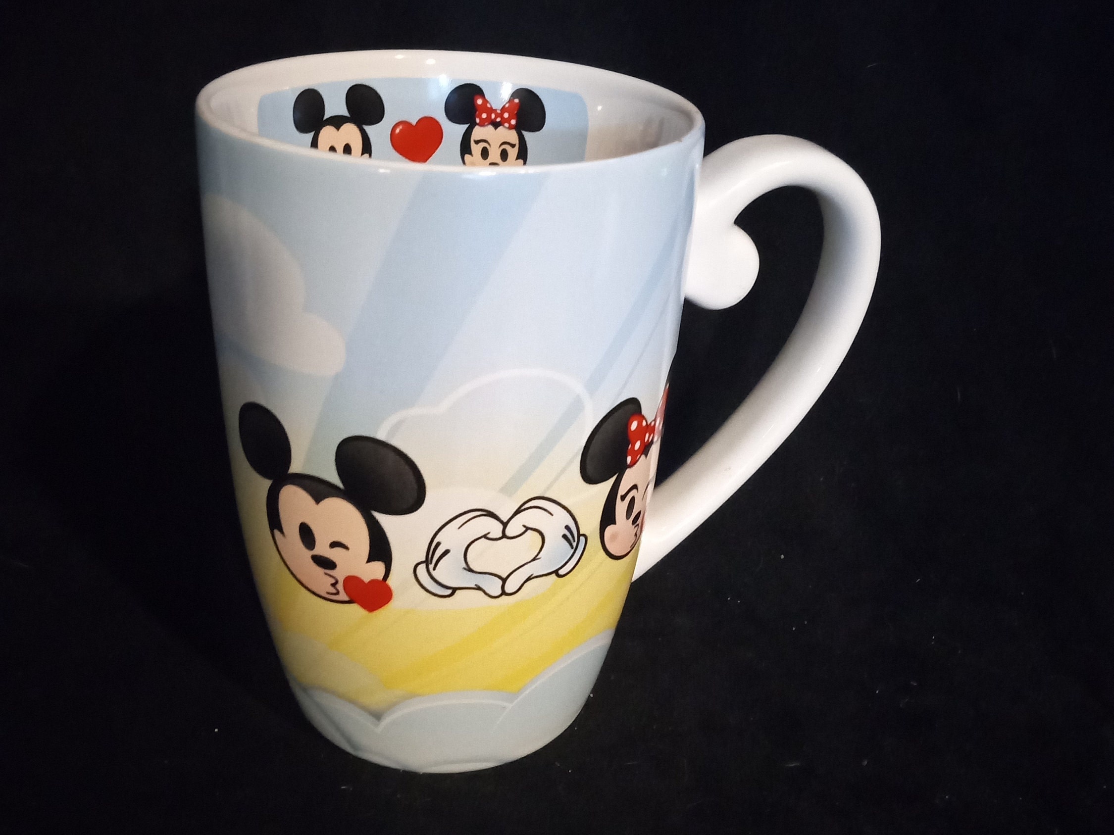 Mickey and Minnie Mouse Perfect Match Ceramic Coffee Mug | Holds 20 Ounces