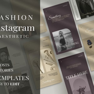 Fashion Instagram Posts & Stories Template