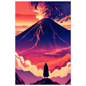 Volcano v3 Fine Art Poster