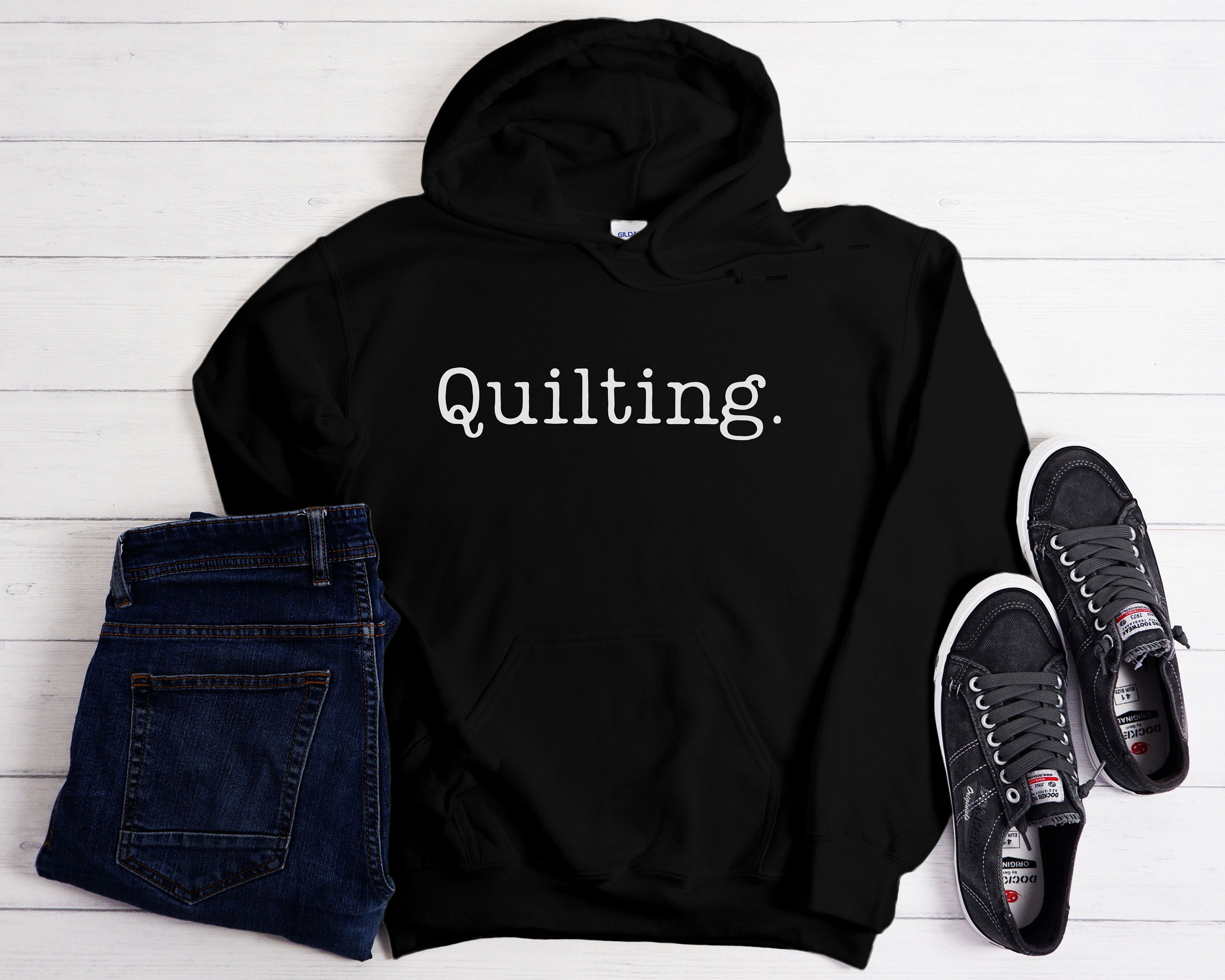 QUILTING DOCKING SWEAT LOGO TOP Quilting Hoodie, Quilt Lovers