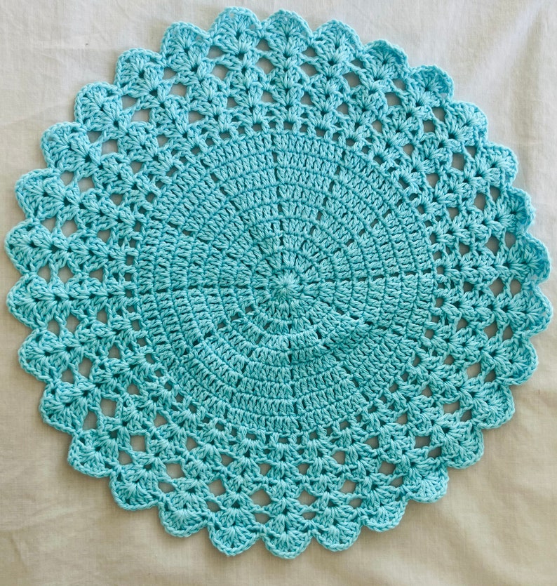 Large Crochet Placemats , Crochet Pattern , Crochet Set , Handmade